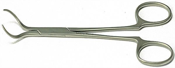EM-Tec 25.AM scissor type long handle SEM pin stub gripper for Ø25.4mm pin stubs, anti-magnetic stainless steel